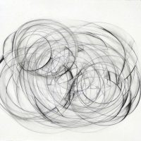 Intersections 7, charcoal, pencil, 22 x 26
inches