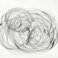 Intersections 7, charcoal, pencil, 22 x 26
inches