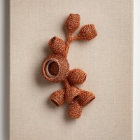 I can wade grief III, 2023, Plated wire and copper wire, 11 x 14 x 3”