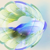 Asteroid, Pigment print, 30 x 30", 2022