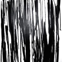 N H Swamp, Swamp Trees, oil bar on hot press paper, 4 x 8 feet