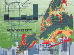 NEW YORK CITY FLOODING, 2020, Digital on canvas 18 x 24 inches