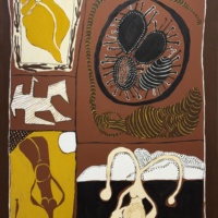 Down Under I, 2026, Acrylic, 48 x 36"