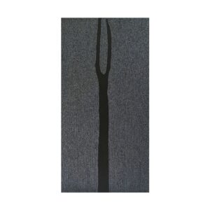 ShadowStudy-1, oil, seed beads on canvas, 24 x 12"