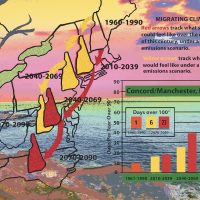 NEW HAMPSHIRE WARMING, 2019, Digital on canvas, 18 x 24 inches