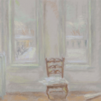 Winter's Window, pastel, 17 x 23 inches, 2017 Winter's Window, pastel, 17 x 23 inches, 2017