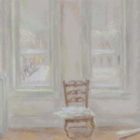 Winter's Window, pastel, 17 x 23 inches, 2017 Winter's Window, pastel, 17 x 23 inches, 2017