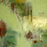 Stairway to Heaven, oil/wax on wood panel, 24” x 30”, 2016 Stairway to Heaven, oil/wax on wood panel, 24” x 30”, 2016