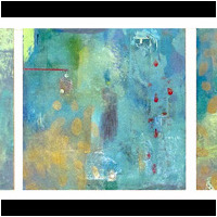 Infinity Series Triptych, oil/wax on wood panel, 18” x 54”, 2015 Infinity Series Triptych, oil/wax on wood panel, 18” x 54”, 2015