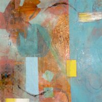 Being, oil/wax on wood panel, 24” x 24”, 2016 Being, oil/wax on wood panel, 24” x 24”, 2016