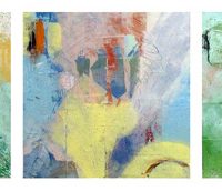 Moose Country Series, oil/wax on wood panel, 2016, 18” x 54” Moose Country Series, oil/wax on wood panel, 2016, 18” x 54”