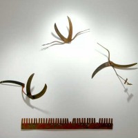 Ceres Gallery Installation   Fly Away   Welded steel sculpture   2007 Ceres Gallery Installation Fly Away Welded steel sculpture 2007