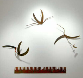 Ceres Gallery Installation Fly Away Welded steel sculpture 2007 Ceres Gallery Installation Fly Away Welded steel sculpture 2007