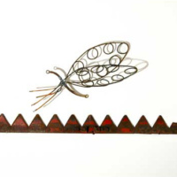 Flutterby Welded steel 9” x 18” x 6” 2007 Flutterby Welded steel 9” x 18” x 6” 2007