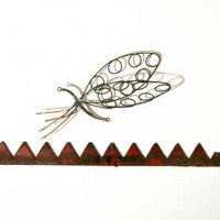 Flutterby   Welded steel   9” x 18” x 6”   2007 Flutterby Welded steel 9” x 18” x 6” 2007