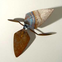 Flapper   Welded steel   8” x 7” x 1”   2007 Flapper Welded steel 8” x 7” x 1” 2007