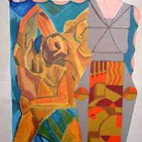 Fashionable Twentieth Century Movements: 1910's Cubism, 3 feet by 5 feet, oil painting Fashionable Twentieth Century Movements: 1910's Cubism, 3 feet by 5 feet, oil painting