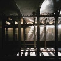 The Silver Car at the 86th Street Station, 30" x 30", Color photograph, 2000 The Silver Car at the 86th Street Station, 30" x 30", Color photograph, 2000