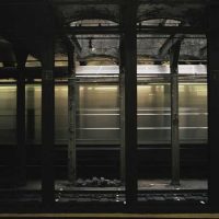 The Silver Car at the 79th Street Station, 30" x 30", Color photograph, 2000 The Silver Car at the 79th Street Station, 30" x 30", Color photograph, 2000