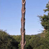 Ascendant I, 5"x4.5"x51.5", Clay, USA Ascendant I, 5"x4.5"x51.5", Clay, USA