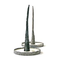 Ponds I, 16"x16"x32" 18"x18"x34", Clay, USA. India Ponds I, 16"x16"x32" 18"x18"x34", Clay, USA. India