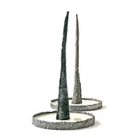 Ponds I, 16"x16"x32" 18"x18"x34", Clay, USA. India Ponds I, 16"x16"x32" 18"x18"x34", Clay, USA. India