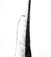 Untitled, 18"x42", Charcoal on rice paper Untitled, 18"x42", Charcoal on rice paper