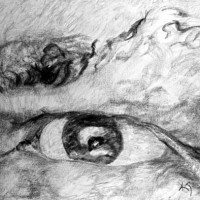 Purpose, charcoal on paper, 45" x 57", 2004 Purpose, charcoal on paper, 45" x 57", 2004