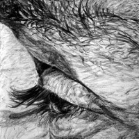 Waiting 3, charcoal on paper, 57" x 45", 2007 Waiting 3, charcoal on paper, 57" x 45", 2007