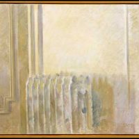 Radiator at One Sherman, oil on linen, 24 x 30 inches, 1989 Radiator at One Sherman, oil on linen, 24 x 30 inches, 1989