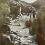 Migrant Family, 2020, oil on linen, 16" x 20"