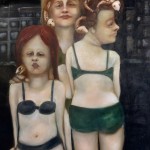 Sirens of Tar Beach, American Toile, Fermata - oil on canvas, 30 x 40 inches