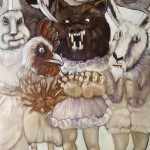 Inner Beasts, oil on canvas, 36 x 42 inches