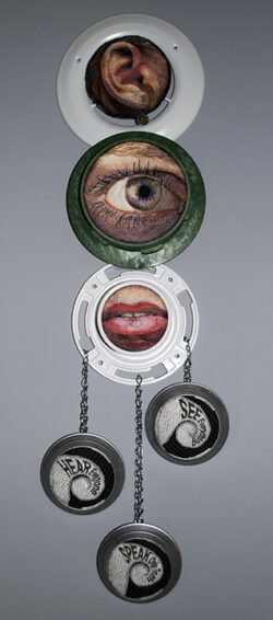 Sensory Perceptions, 2018, Mixed-Media, 33 x 11 x 3 inches
