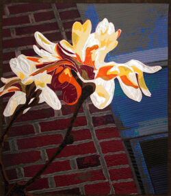 Sunlight in the City, 2021, Textile Art, 26 x 30 inches