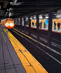 The Arrival, 2023, Textile Art, 34 x 28 inches