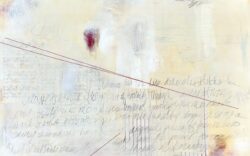 A Stitch In Time, 2024, Mixed Media, 30 x 48”