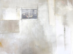 Thread and Soap, 2023, Mixed Media, 36 x 48”