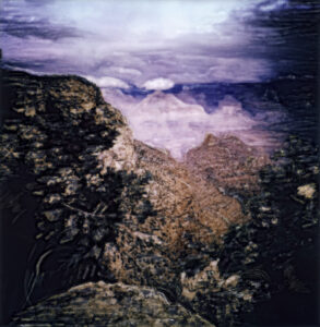 Grand Canyon Morning, 2023, Polaroid photo print on paper, 12 x 12”