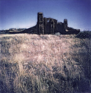 Abo, New Mexico, 2023, Polaroid photo print on paper, 12 x 12”